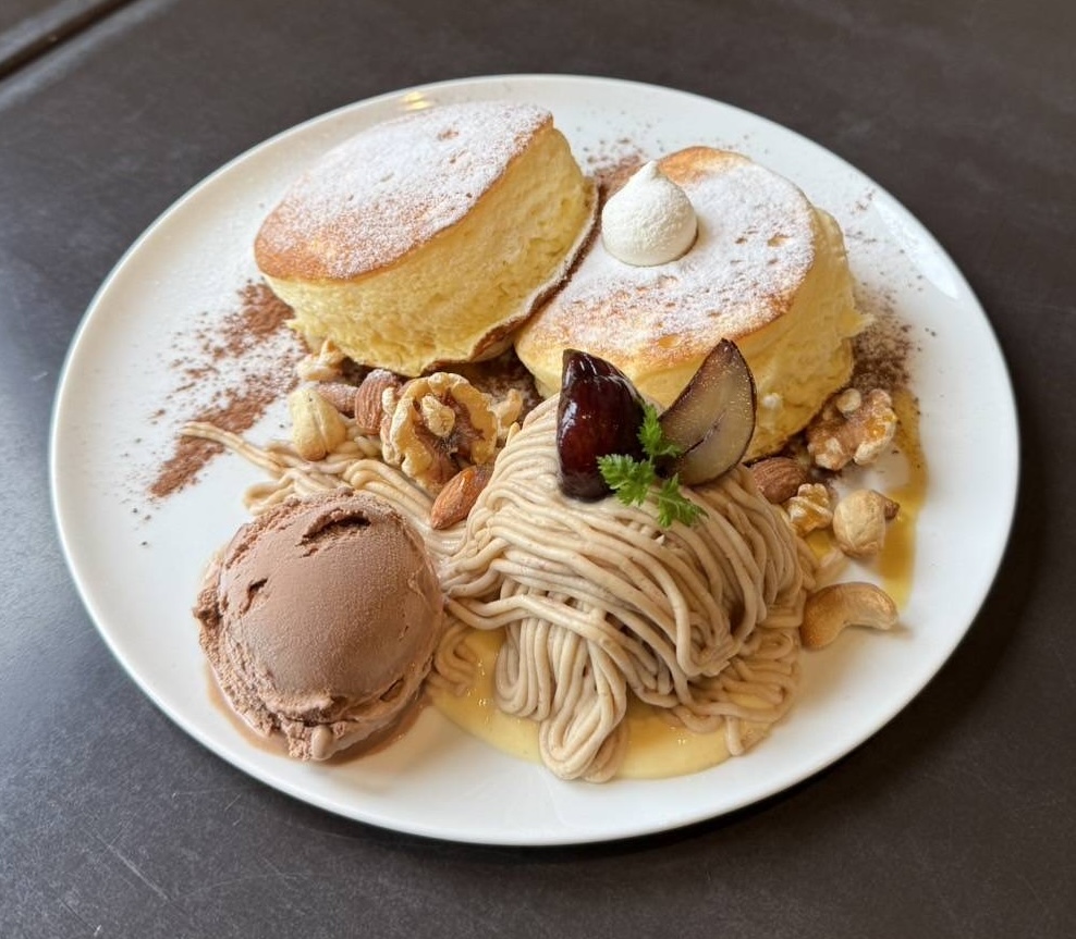 モンブランパンケーキ